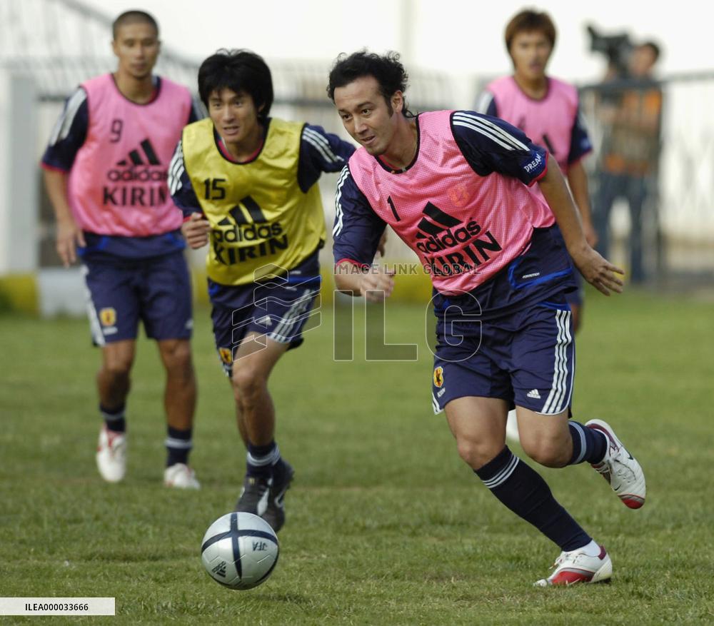 Japan squad tunes up for match against Yemen