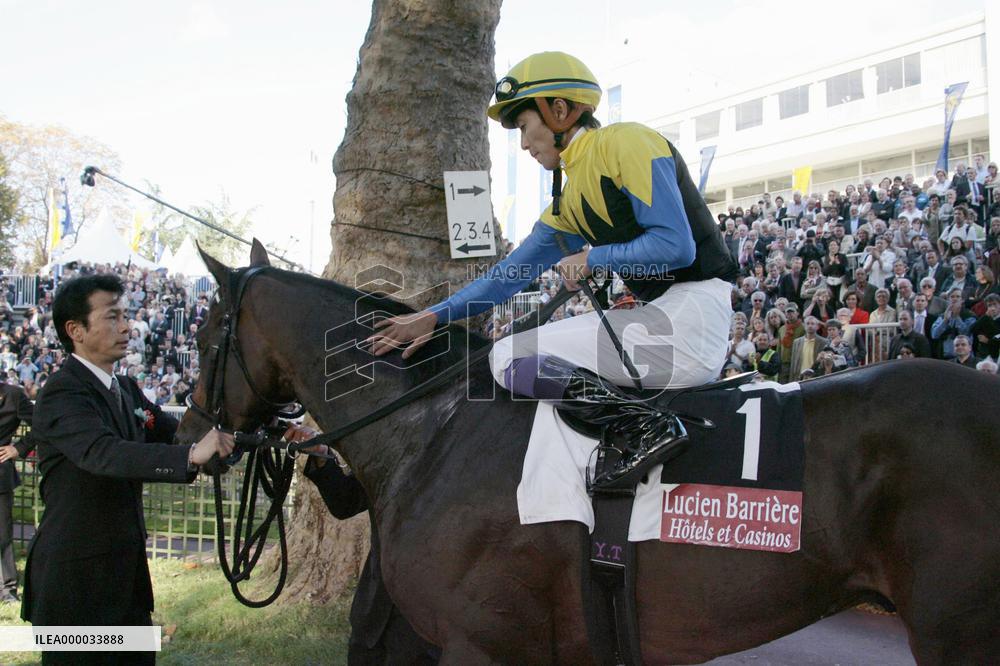 Deep Impact comes in 3rd in Prix de l'Arc de Triomphe