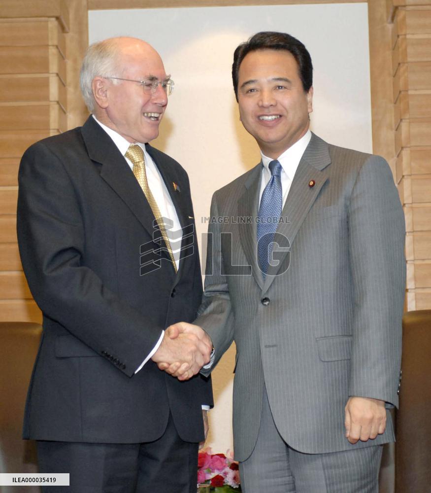 Amari seeks inclusion of energy clause in Japan-Australia FTA