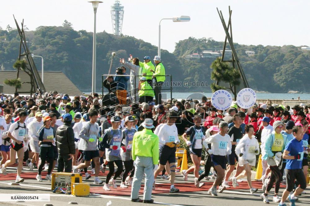 Olympic medalist Takahashi joins Shonan Int'l Marathon
