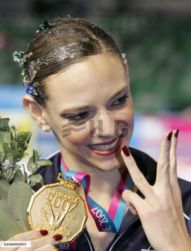 France's Virginie Dedieu wins solo free at synchro worlds