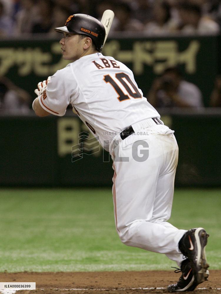 Abe hits solo homer