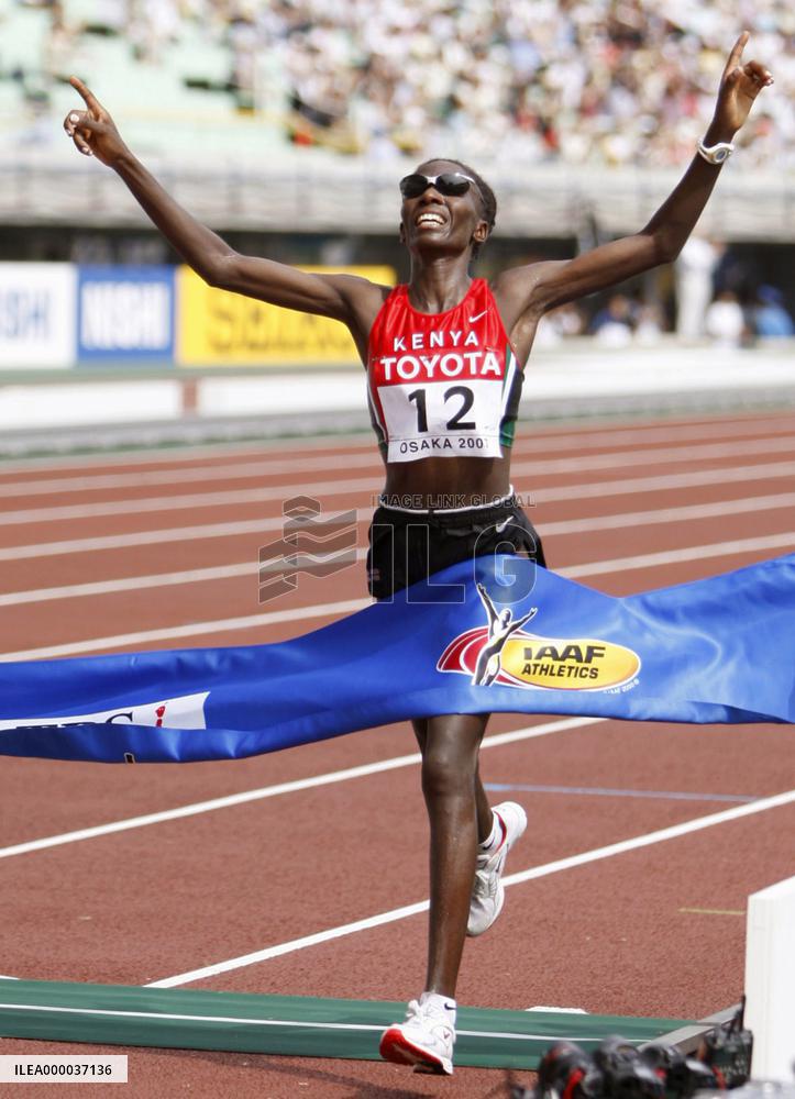Athletics: Ndereba claims gold, Tosa bronze in marathon