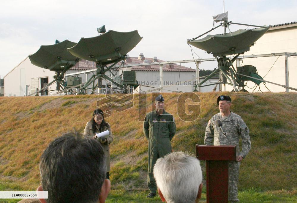 U.S. Misawa Air Base unveils missile defense system to locals