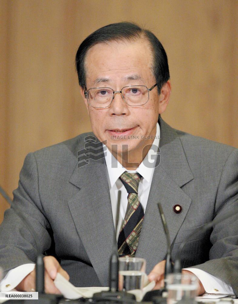 Fukuda denies dissolution of lower house before budget enactment