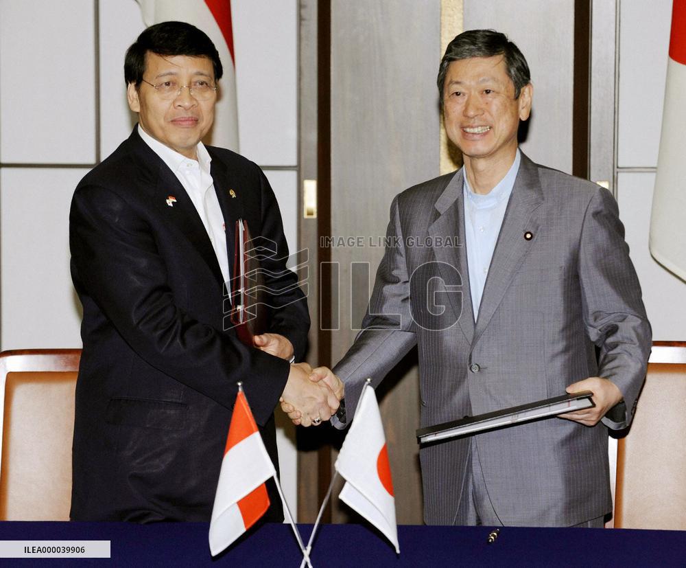 Foreign ministers of Japan, Indonesia hold talks in Tokyo