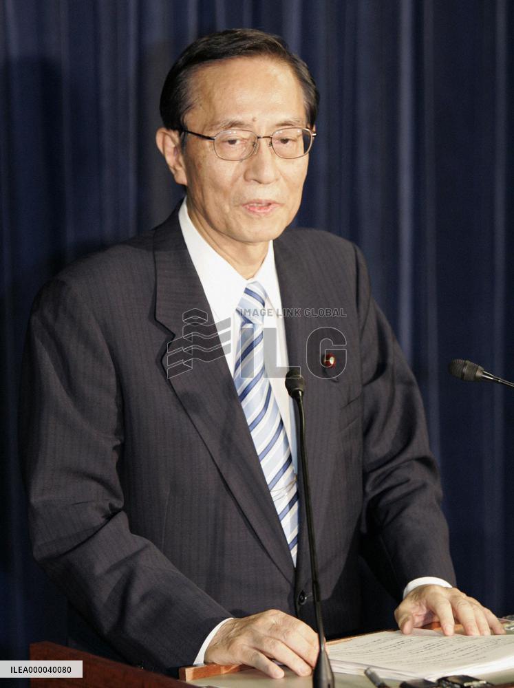 Hiroyuki Hosoda, the newly appointed LDP secretary general