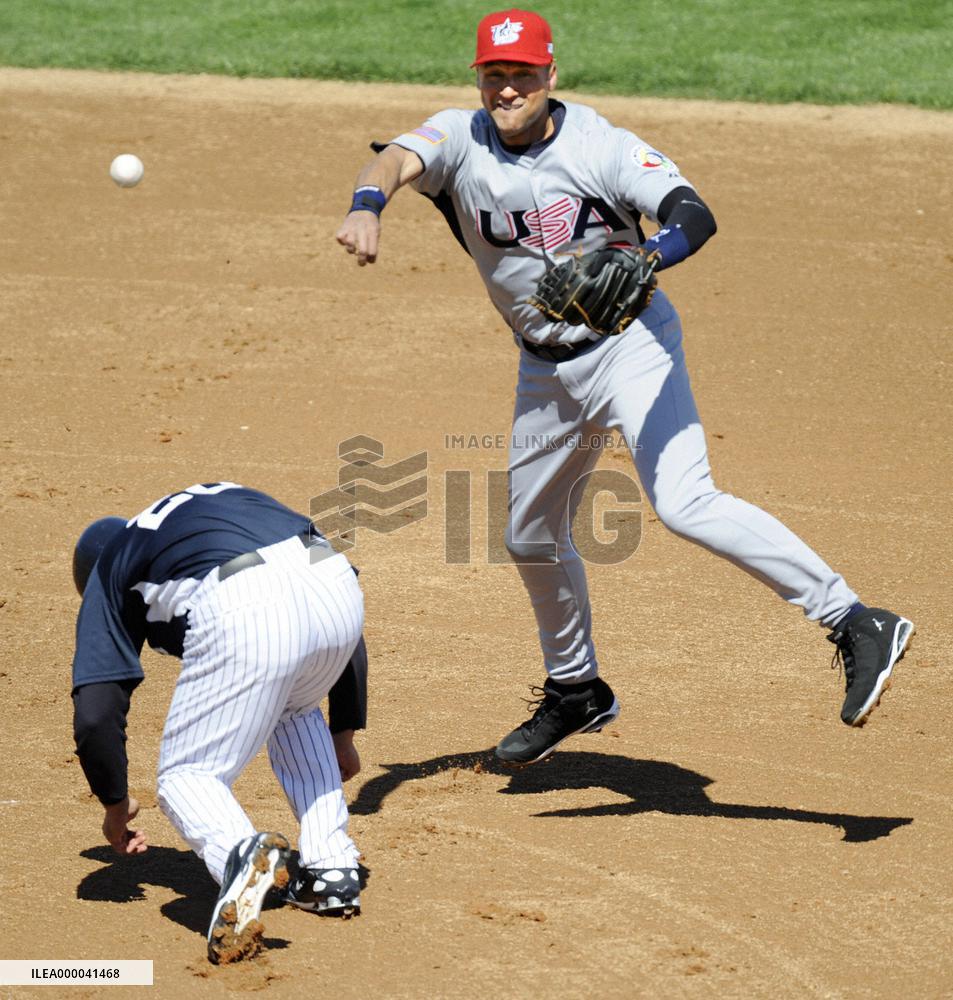 WBC U.S. team beats Yankees in warm-up game