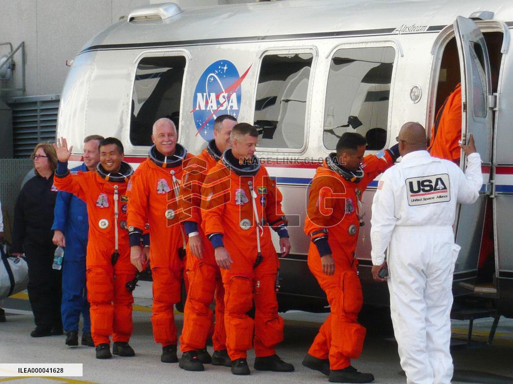 U.S. space shuttle Discovery lifts off