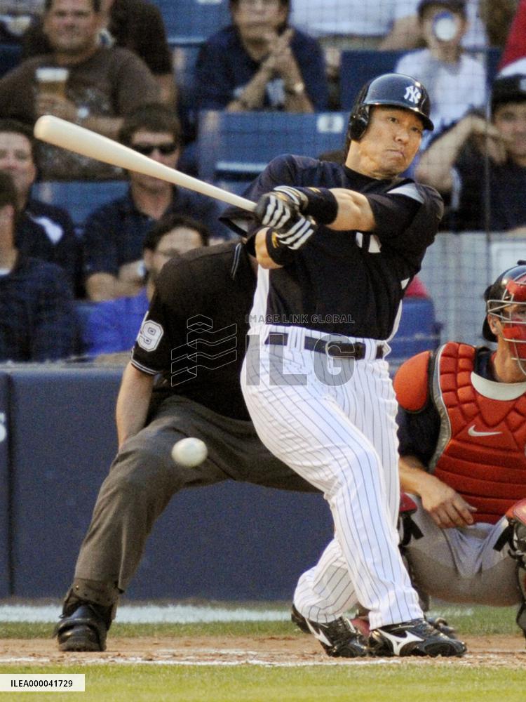 Yankees Matsui goes hitless