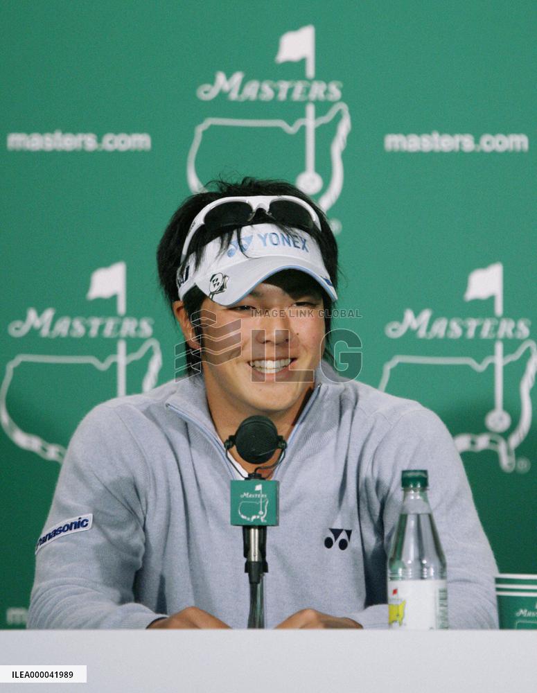 Ishikawa ready for Masters golf tournament in Augusta