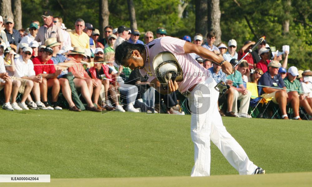 Japan's Katayama comes in 4th in Masters golf tournament