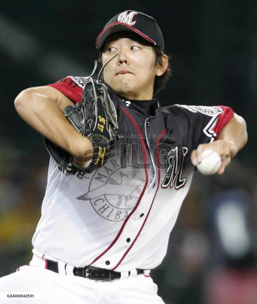 Lotte pitcher Naruse shines in victory over Hanshin