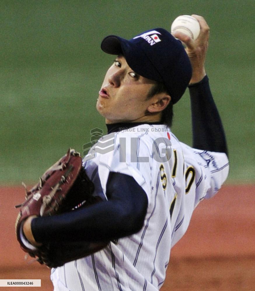 Saito pitches vs U.S. in collegiate All-Star series