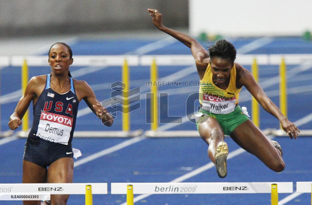 Jamaica's Walker wins women's 400 hurdles