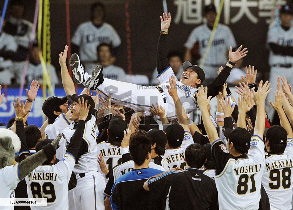 Fighters clinch PL title with Rakuten's loss