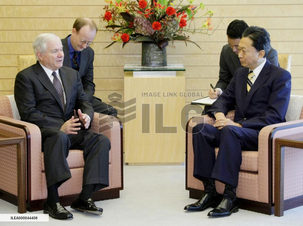 Gates meets Hatoyama, defense chief over Futemma, Afghanistan