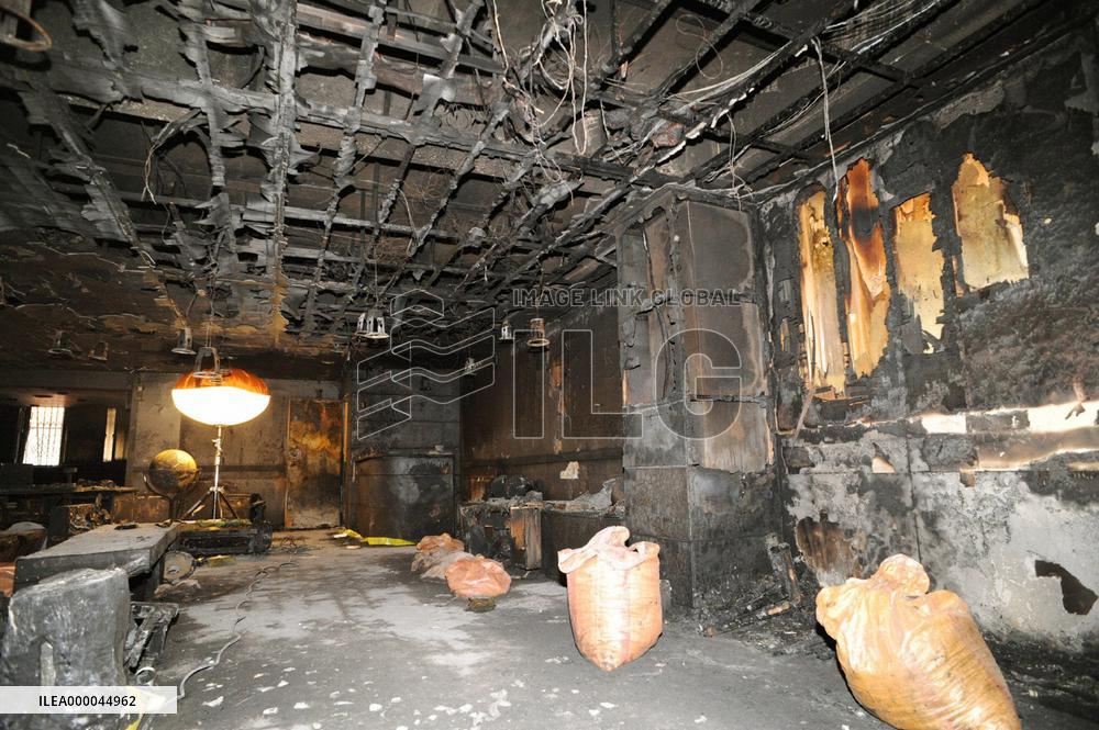 Site of fatal Busan fire opened to victims' relatives, press