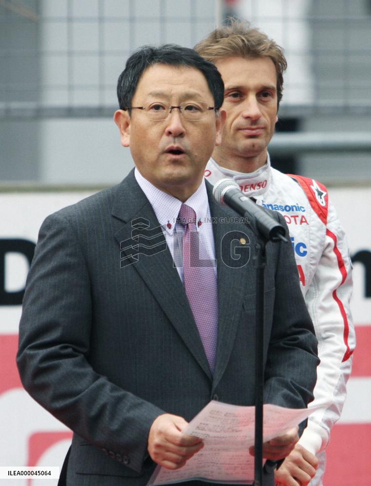Toyota president apologizes for F1 withdrawal