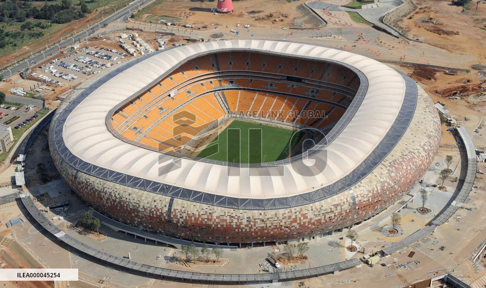 Soccer City stadium in S. Africa
