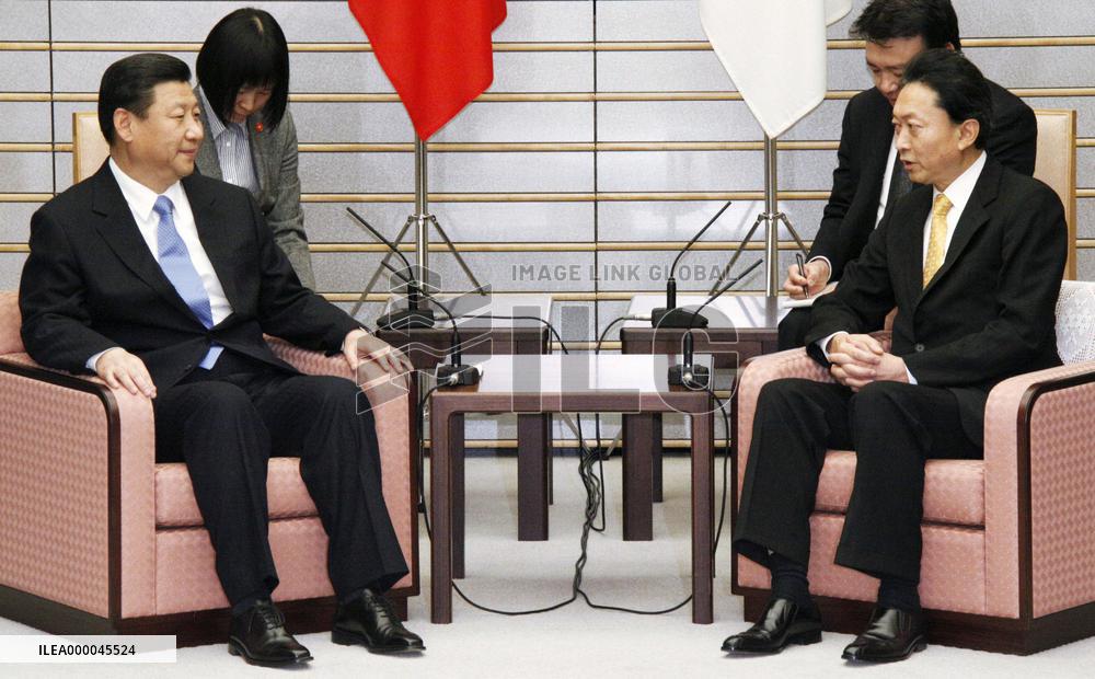 Hatoyama, Xi agree to deepen Japan-China strategic ties