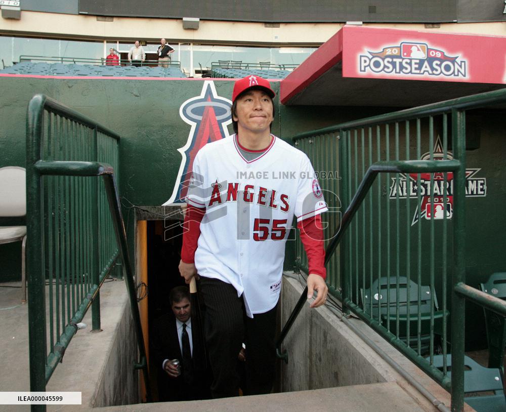 Matsui at Angels Stadium