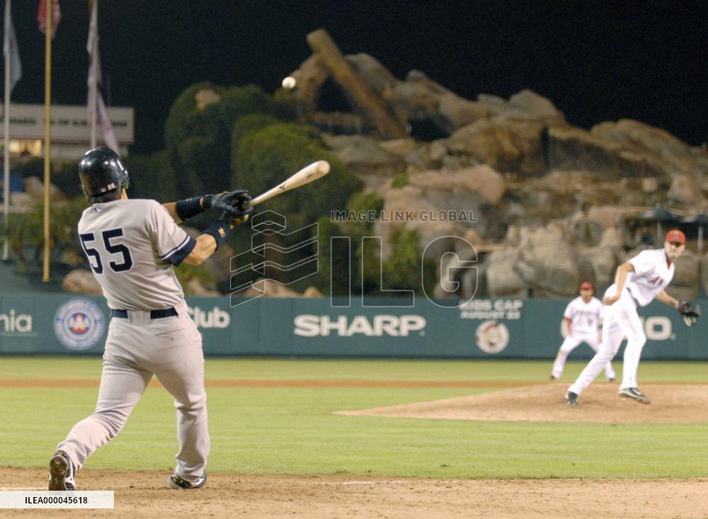 Matsui plays vs Angels in 2007