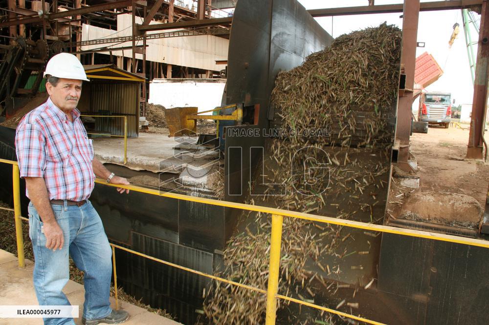 Sugar processing plant in Calimete, Cuba