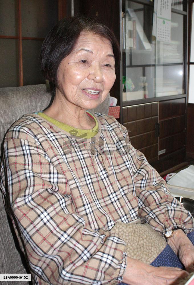 Hiroshima woman talks about exposure to radiation from A-bomb