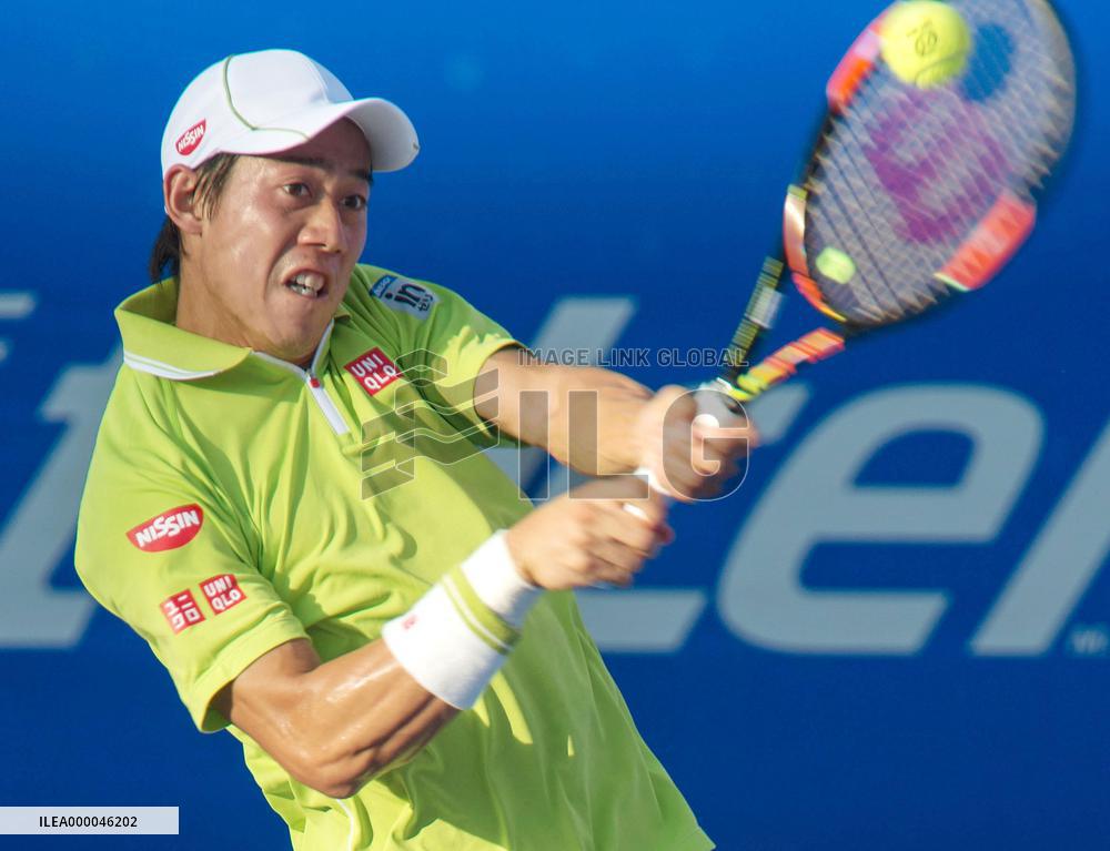 Nishikori advances to semifinal in Mexico Open