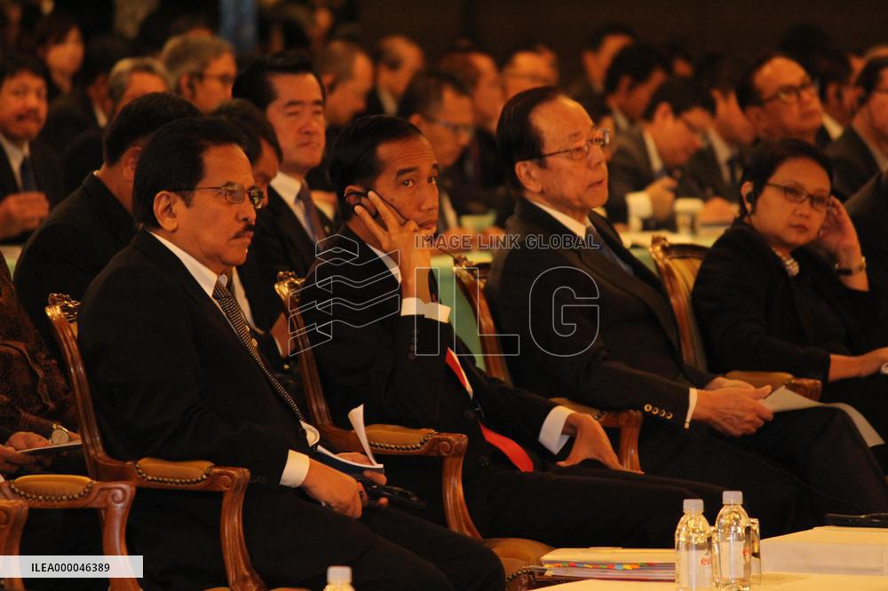 Indonesian President Jokowi at Tokyo business forum