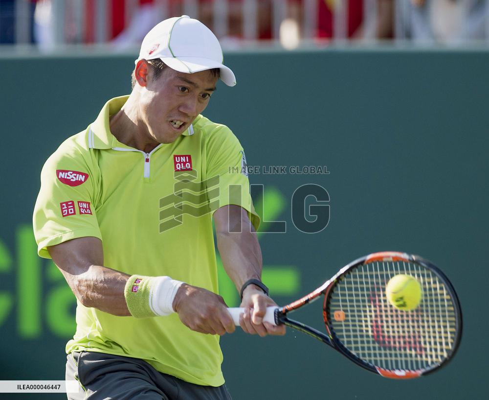 Nishikori reaches Miami Open q'finals