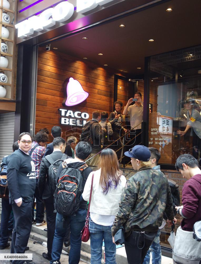 Taco Bell opens Tokyo outlet, returns to Japan after 20-yr absence
