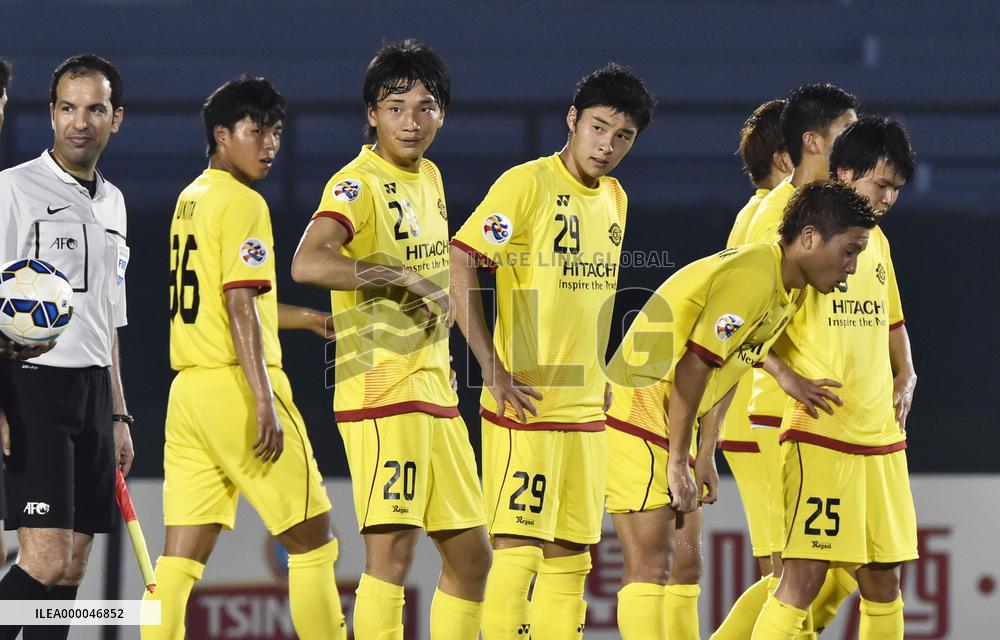Kashiwa players seen after losing to Becamex in ACL group match