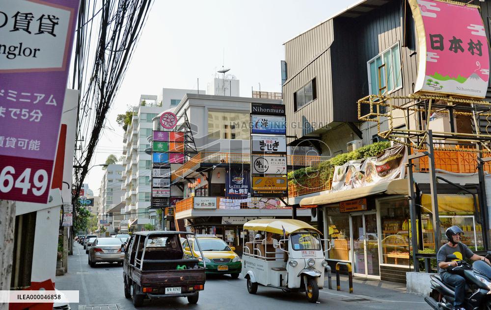 Bangkok's Sukhumvit area with large Japanese population