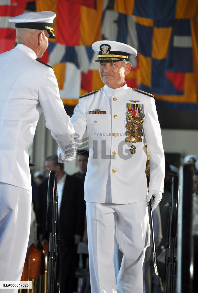 Japan-born Harris welcomed as next head of U.S. Pacific Command
