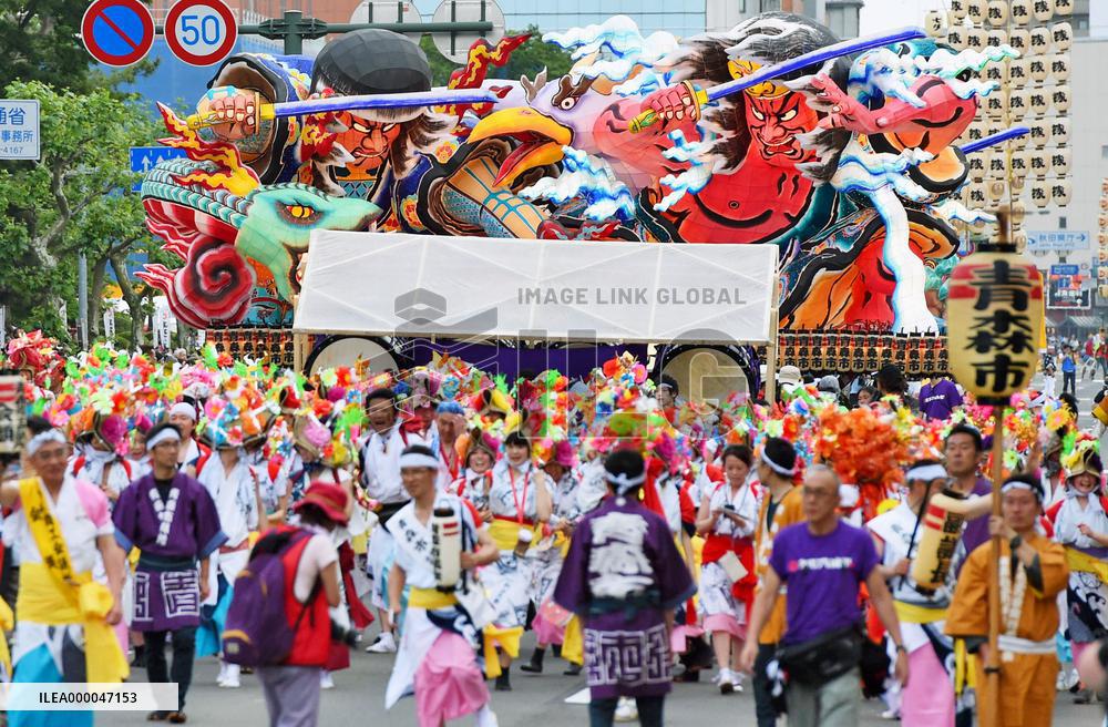 Aomori Nebuta Festival shown at Tohoku Rokkon Festival