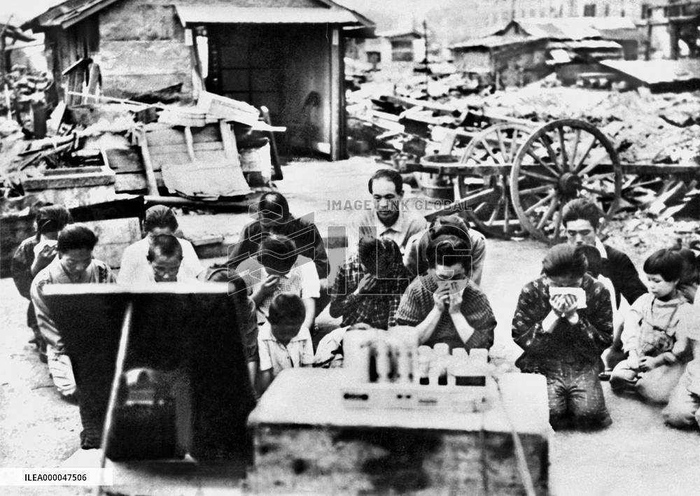 Original audio of Emperor Showa's surrender speech made public