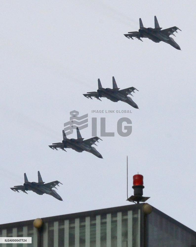 China continues holding rehearsals for Sept. 3 military parade