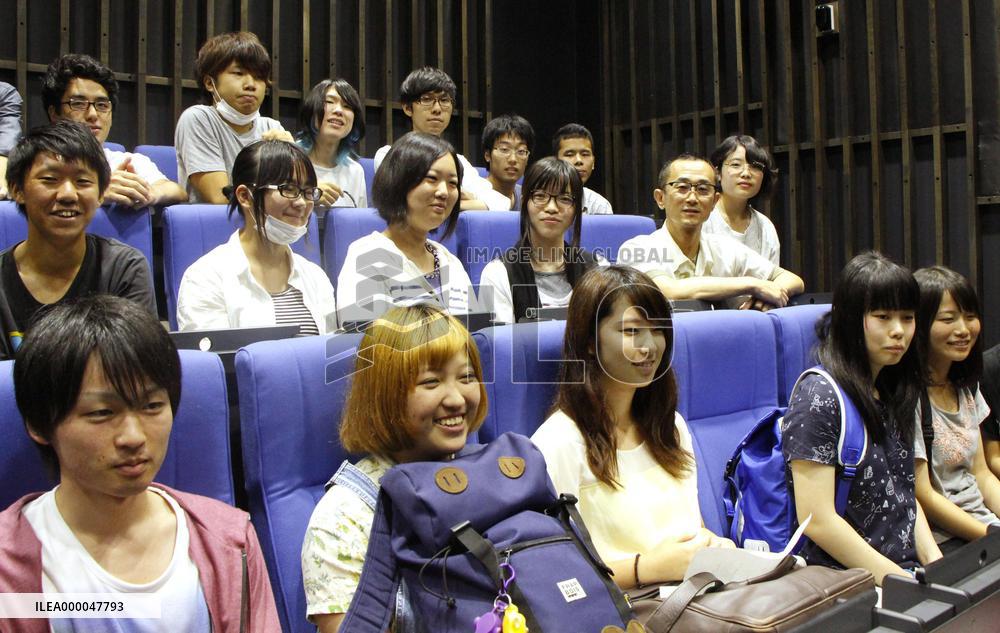 Univ. students in Yamagata make documentary on war memories