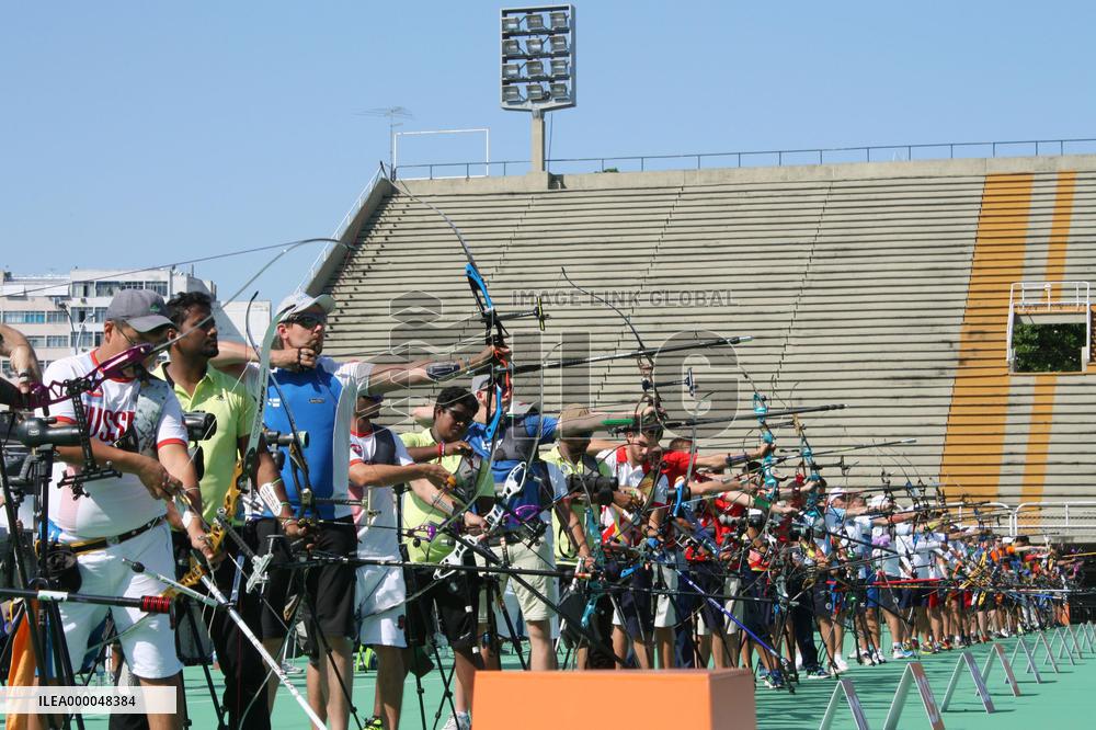 Rio holds archery test event for 2016 Olympics
