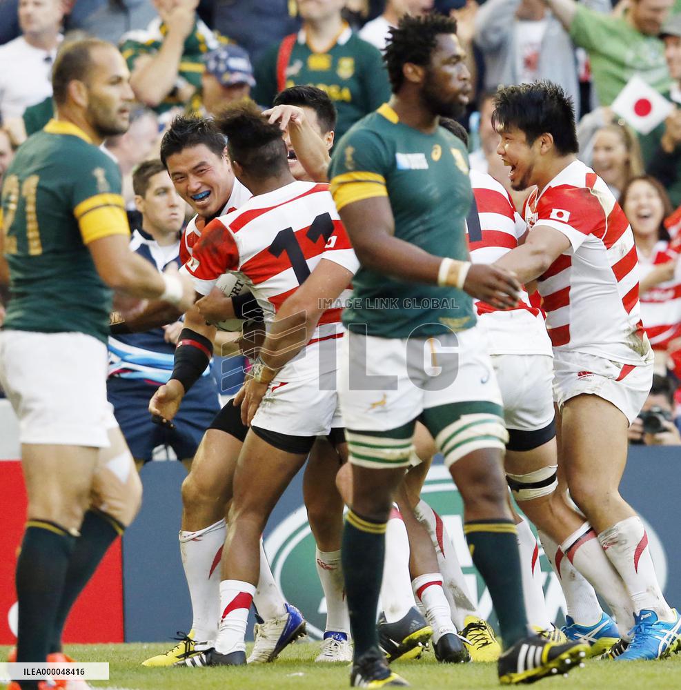 Japan stun South Africa to record biggest upset in rugby history