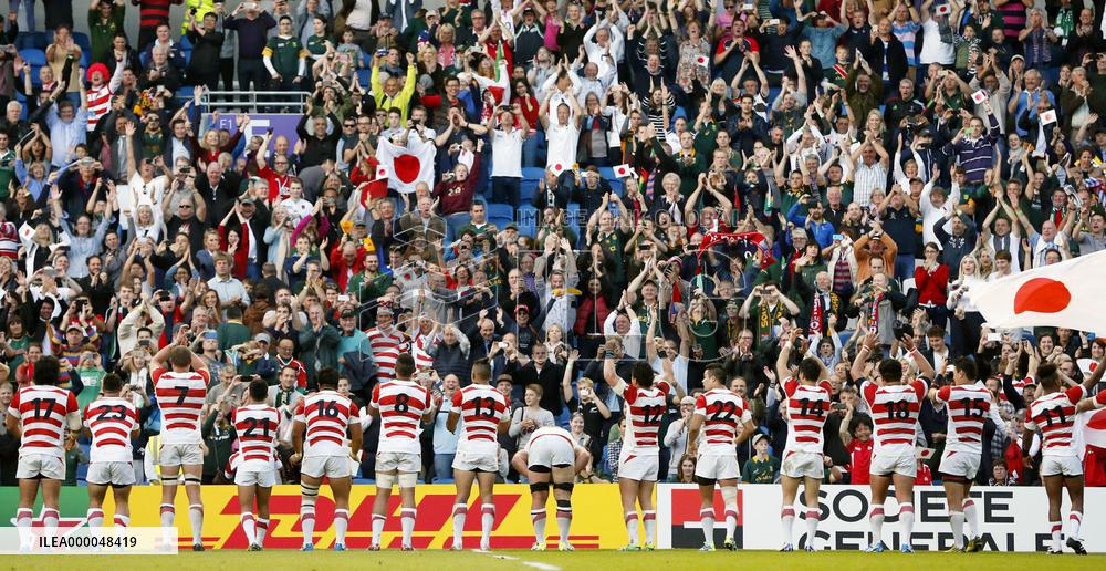 Japan stun South Africa to record biggest upset in rugby history