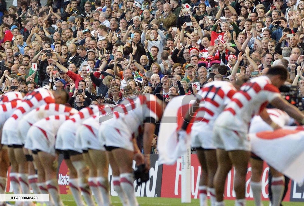 Japan stun South Africa to record biggest upset in rugby history