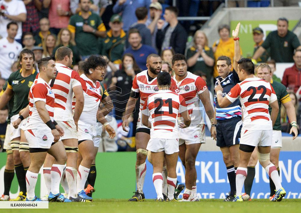 Japan stun S. Africa to record biggest upset in rugby history