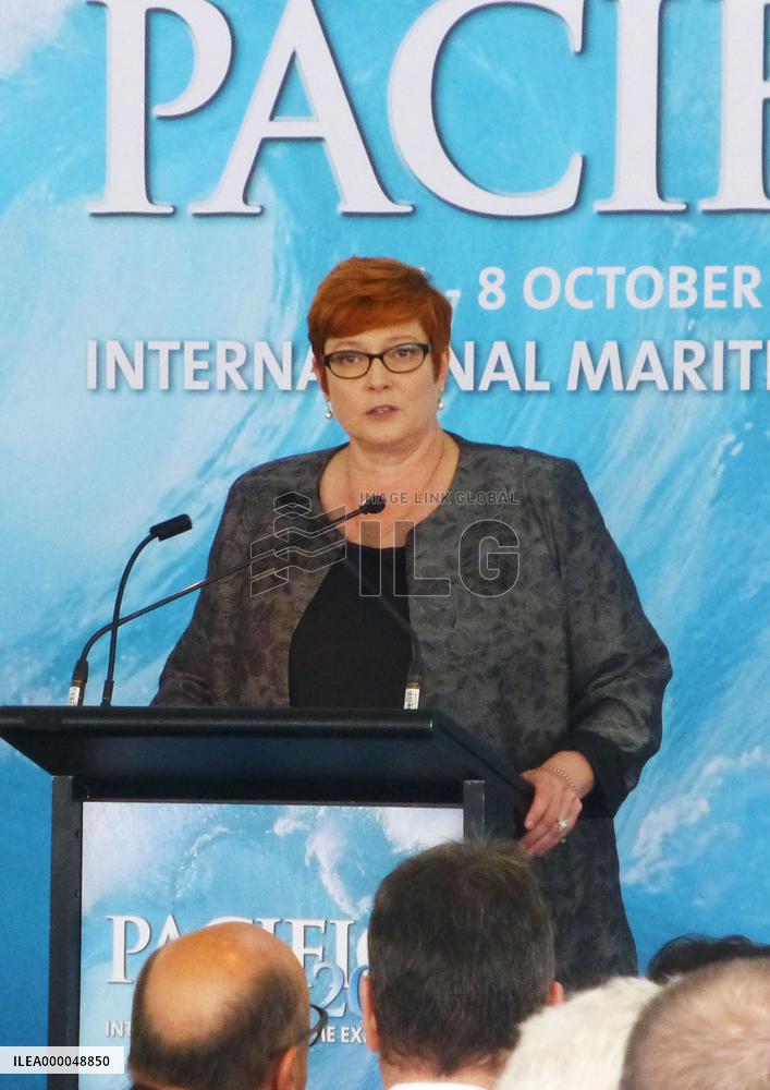 Aussie defense chief opposes China's land reclamation in disputed sea