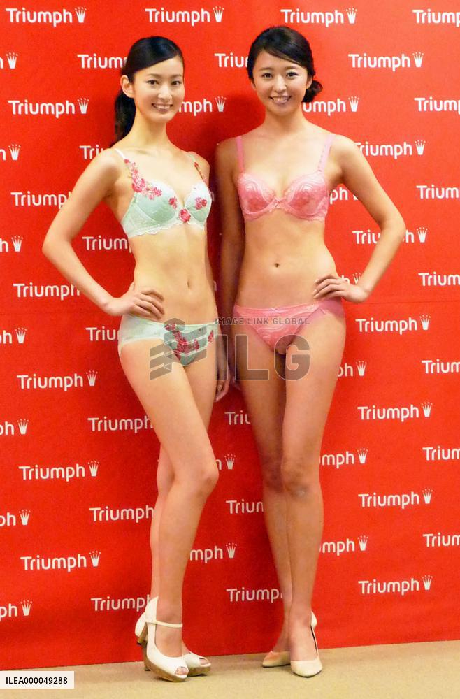 Triumph unveils promotional girls for 2016