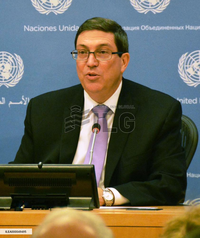 Cuban foreign minister speaks in response to U.N. vote