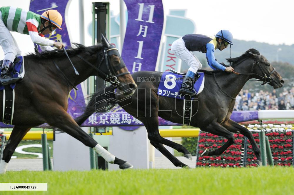 Lovely Day wins autumn run of Emperor's Cup G1 horse race