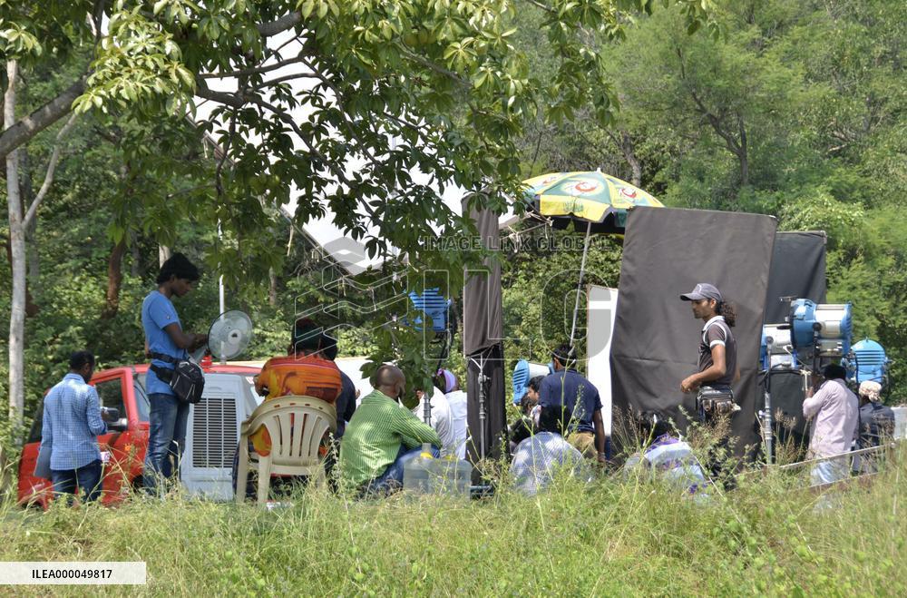 Movie shooting in India's Ramoji Film City